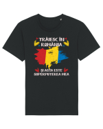 Trăiesc în România - v2 - grunge Tricou mânecă scurtă Unisex Rocker