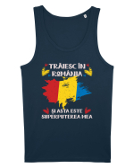 Trăiesc în România - v2 - grunge Maiou Bărbat Runs
