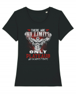 No Limits Tricou mânecă scurtă guler larg fitted Damă Expresser