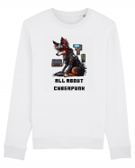 ALL ABOUT CYBERPUNK - V2 Bluză mânecă lungă Unisex Rise