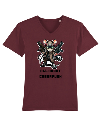 ALL ABOUT CYBERPUNK - V3 Burgundy