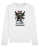 ALL ABOUT CYBERPUNK - V3 Bluză mânecă lungă Unisex Rise