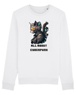 ALL ABOUT CYBERPUNK - V6 Bluză mânecă lungă Unisex Rise
