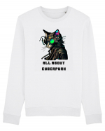 ALL ABOUT CYBERPUNK - V7 Bluză mânecă lungă Unisex Rise