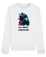 ALL ABOUT CYBERPUNK - V8 Bluză mânecă lungă Unisex Rise