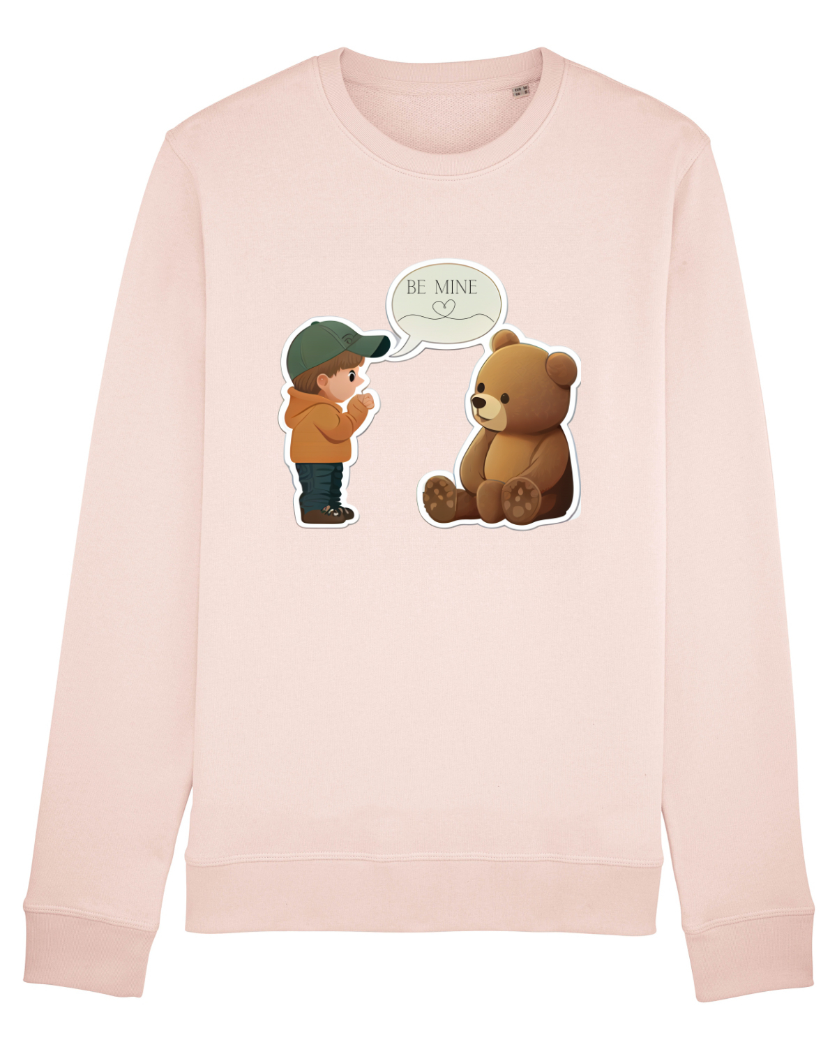Bluză mânecă lungă Unisex Rise Candy Pink