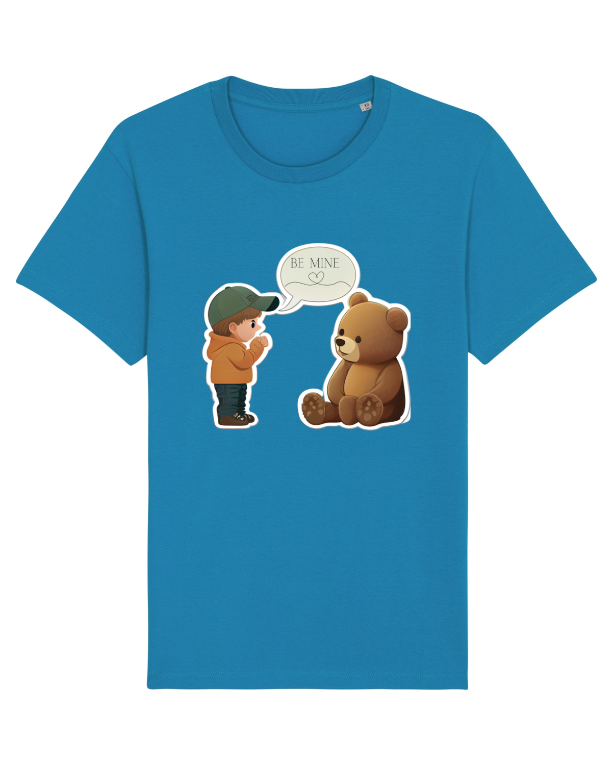 Tricou mânecă scurtă Unisex Rocker Azur