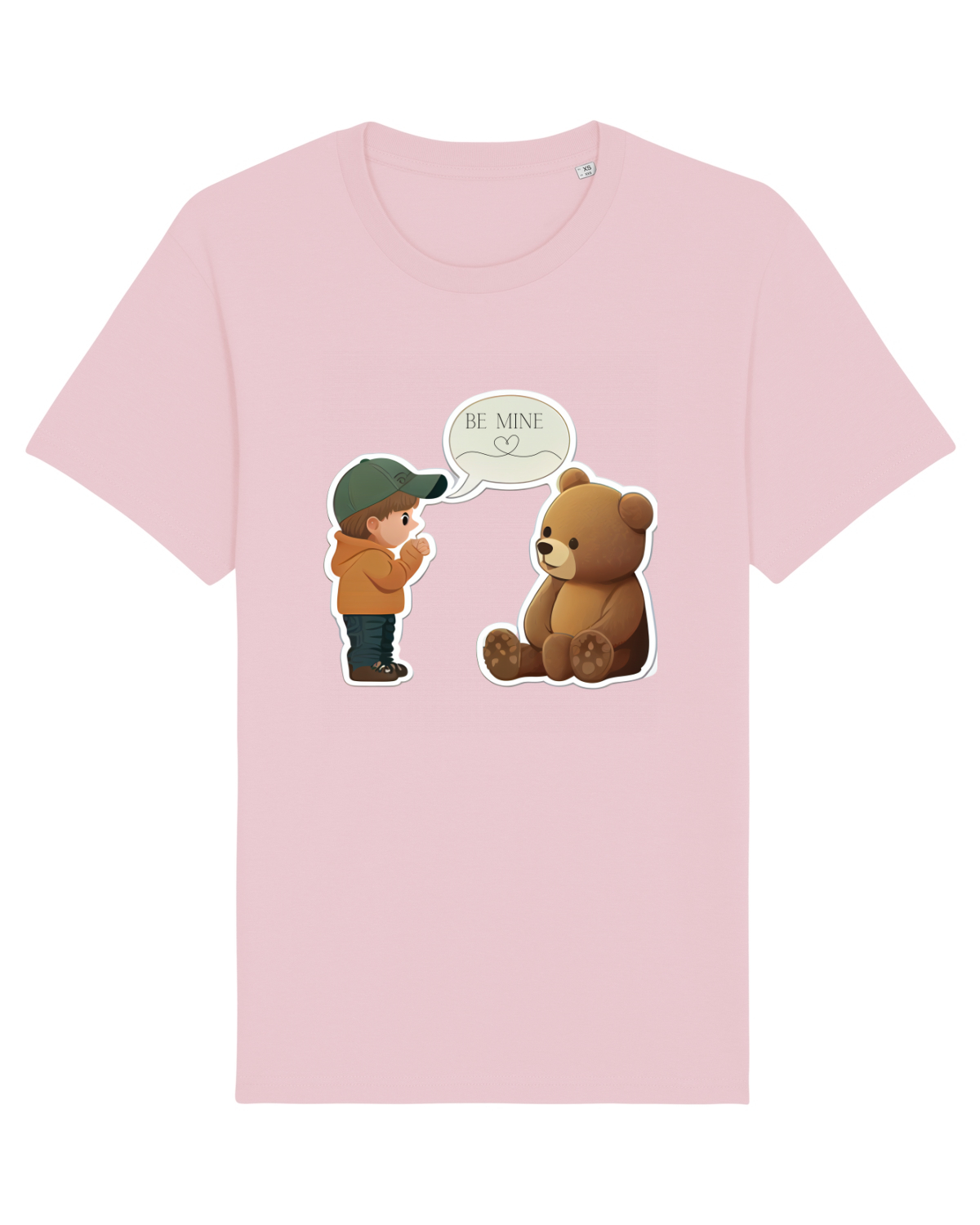 Tricou mânecă scurtă Unisex Rocker Cotton Pink
