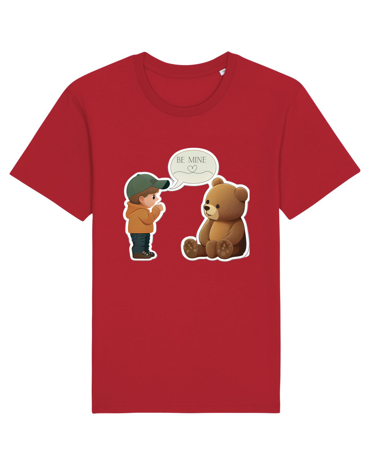 Tricou mânecă scurtă Unisex Rocker Red