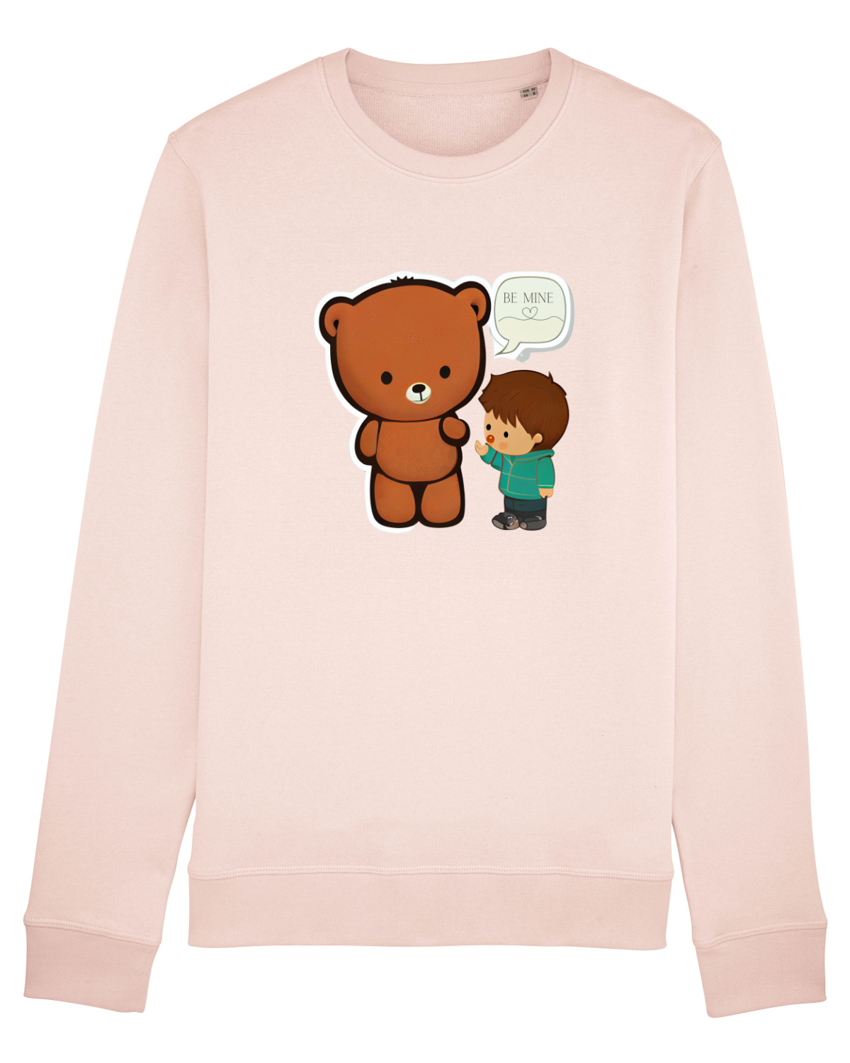 Bluză mânecă lungă Unisex Rise Candy Pink