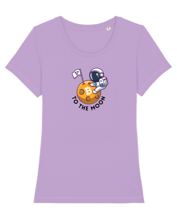 To the moon - Bitcoin Lavender Dawn