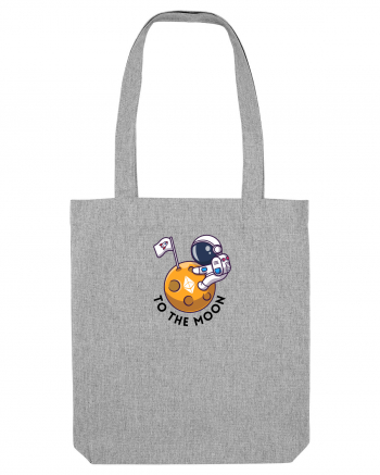 To the moon - Ethereum Heather Grey