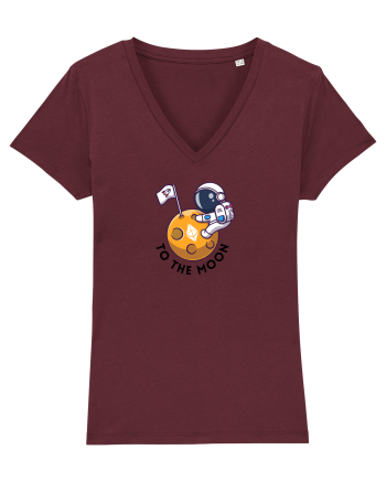 To the moon - Ethereum Burgundy