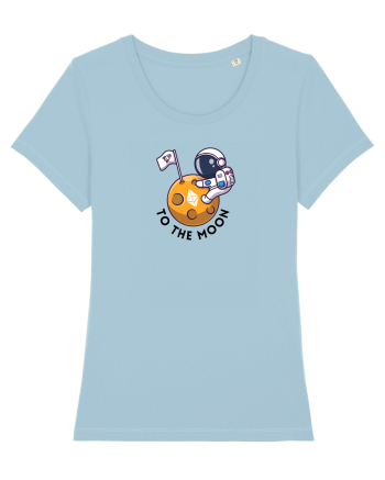 To the moon - Ethereum Sky Blue