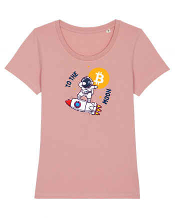 Bitcoin - To the moon  Canyon Pink