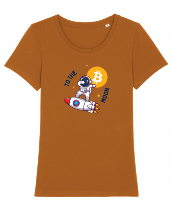 Bitcoin - To the moon  Roasted Orange