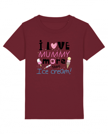 Love Mom Burgundy