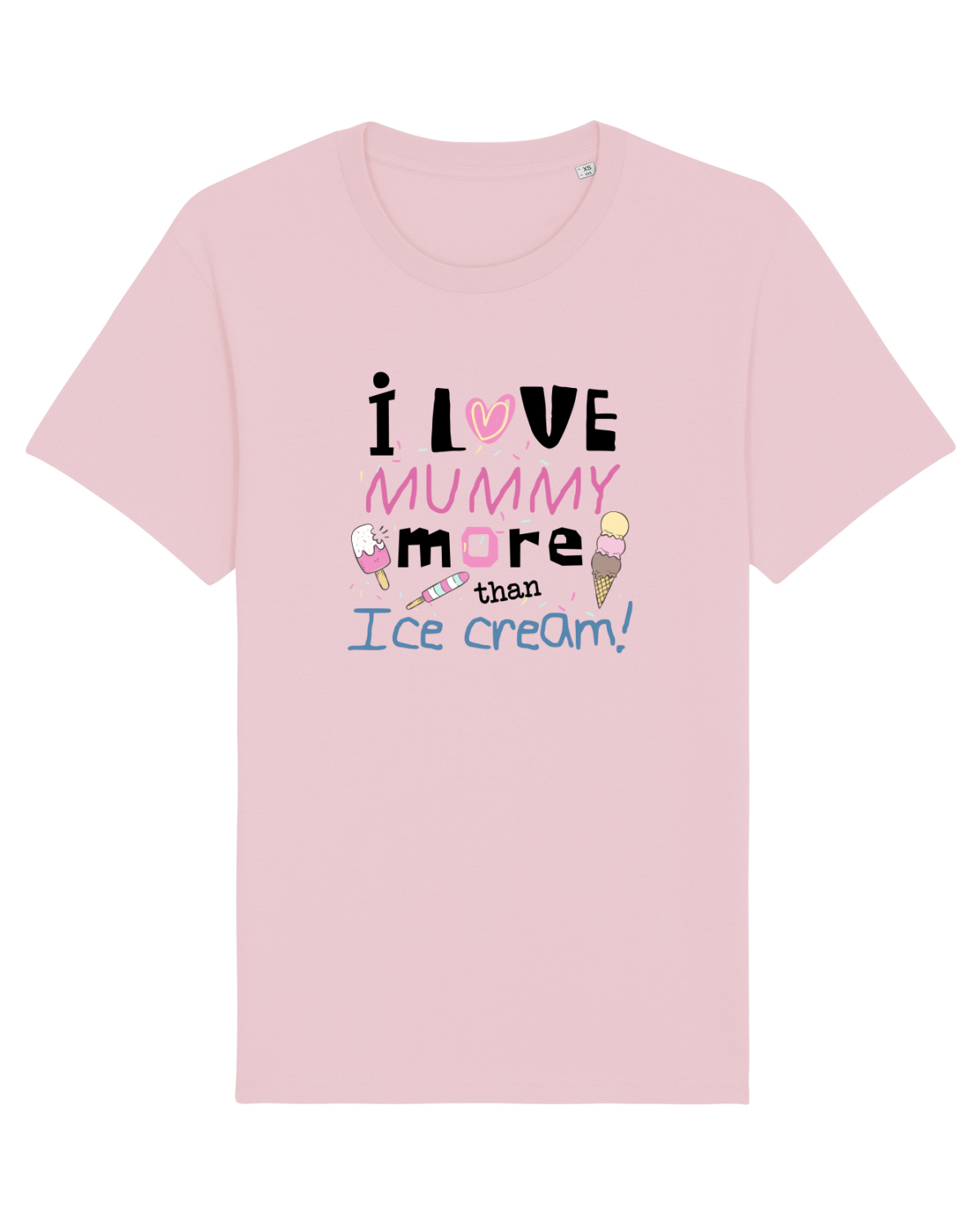 Tricou mânecă scurtă Unisex Rocker Cotton Pink