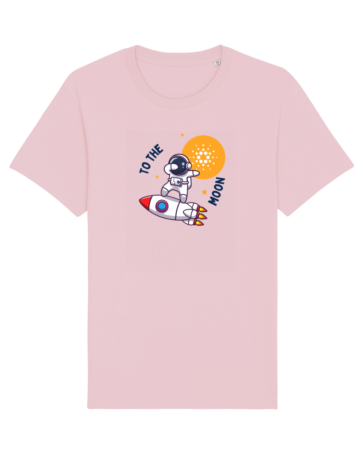 Tricou mânecă scurtă Unisex Rocker Cotton Pink