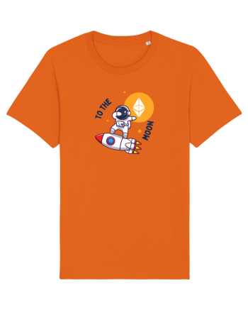 Ethereum - To the moon Bright Orange