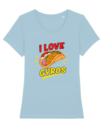 I love gyros Sky Blue