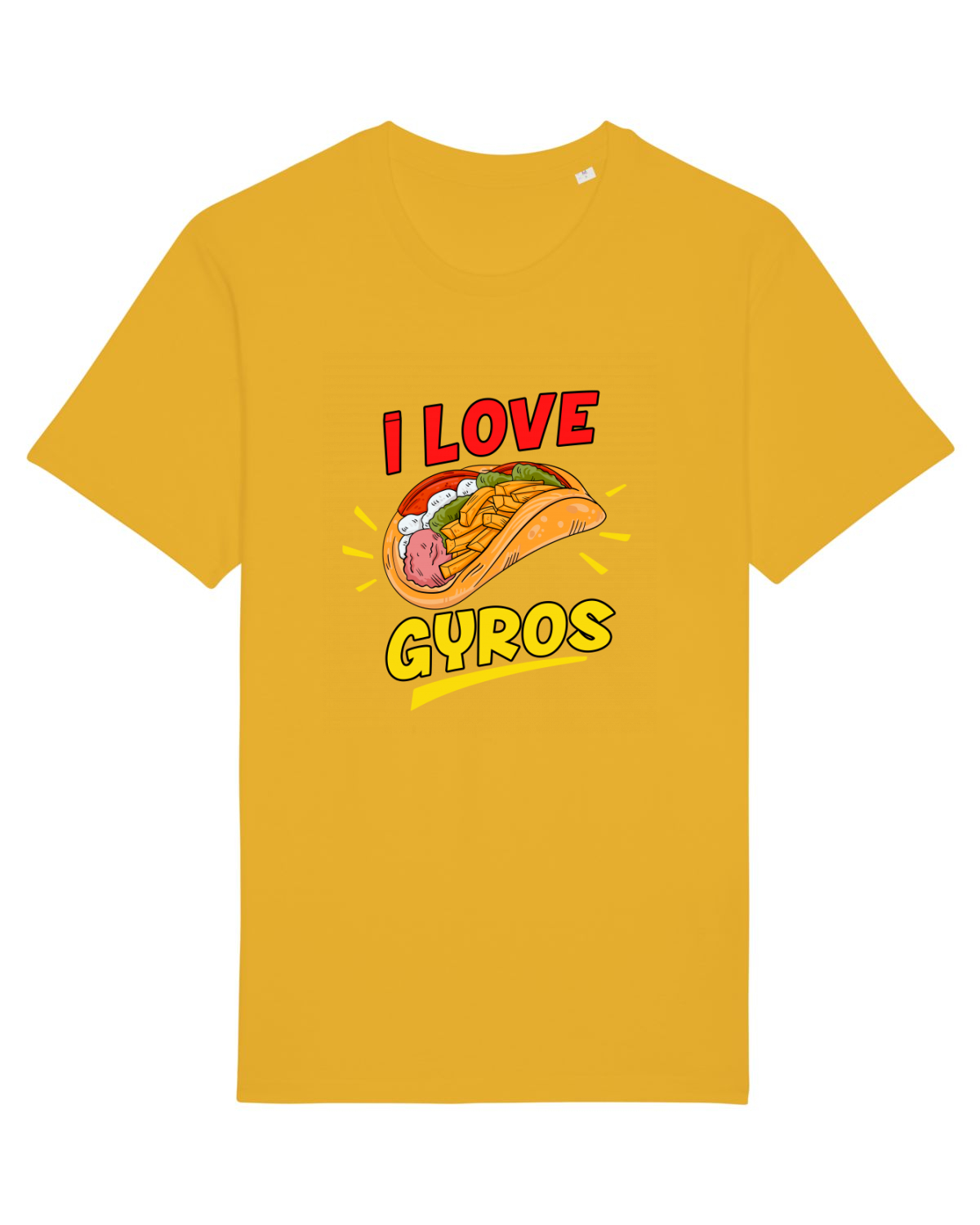 Tricou mânecă scurtă Unisex Rocker Spectra Yellow