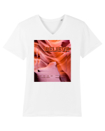 BELIEVE TR Tricou mânecă scurtă guler V Bărbat Presenter