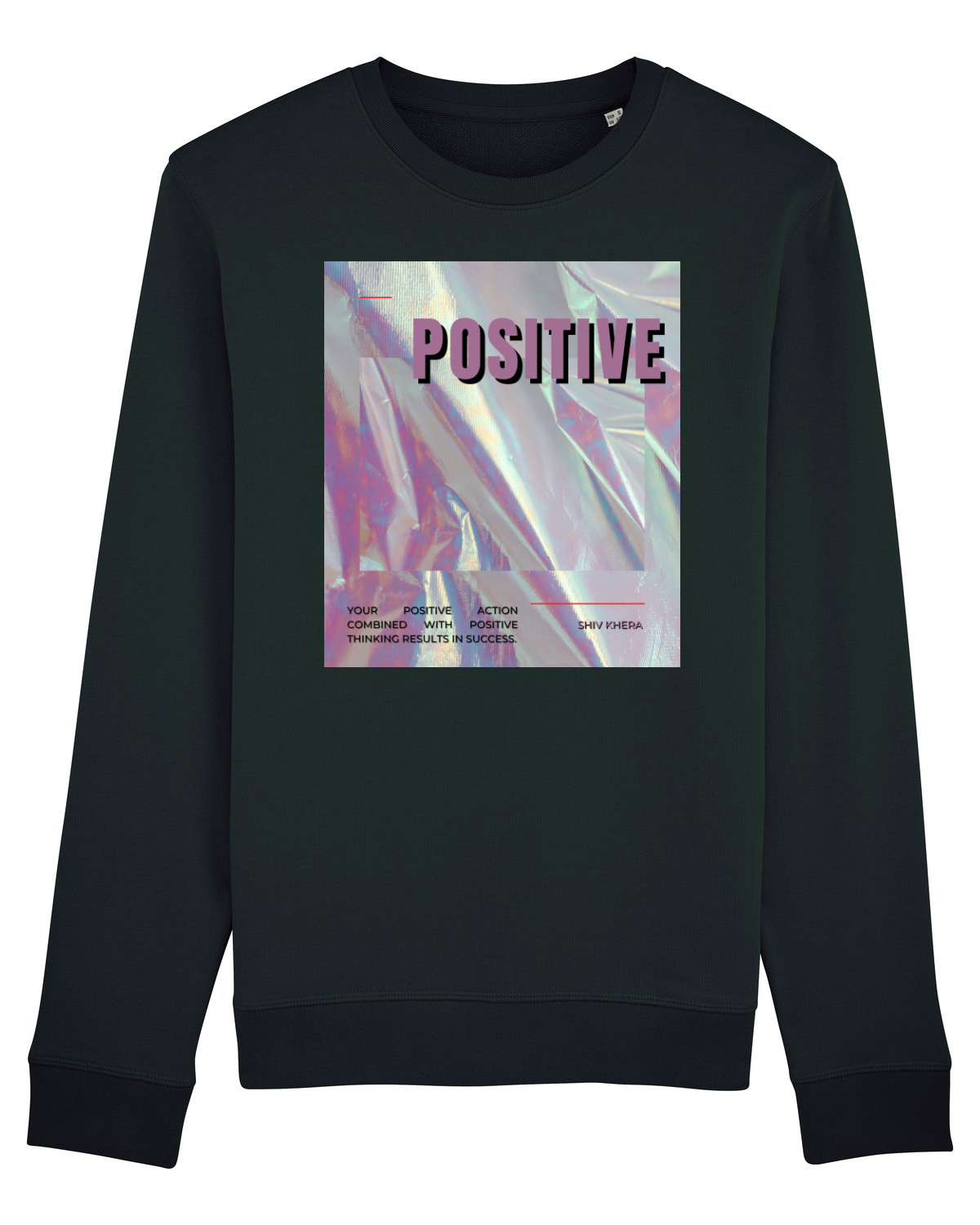 Bluză mânecă lungă Unisex Rise Black