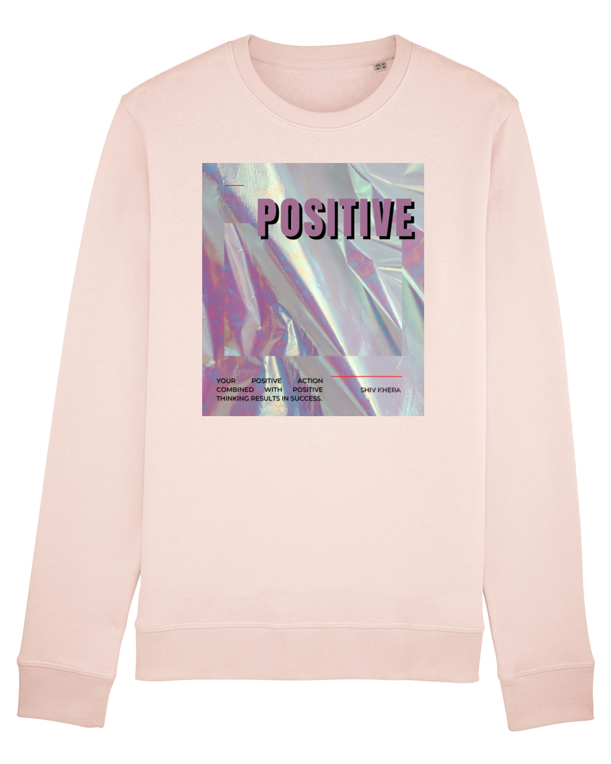 Bluză mânecă lungă Unisex Rise Candy Pink