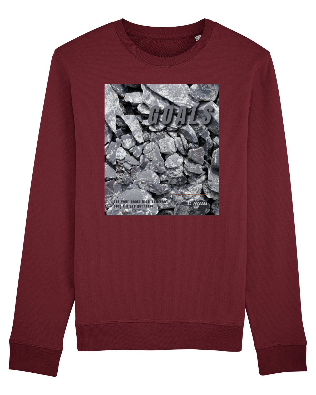 Bluză mânecă lungă Unisex Rise Burgundy