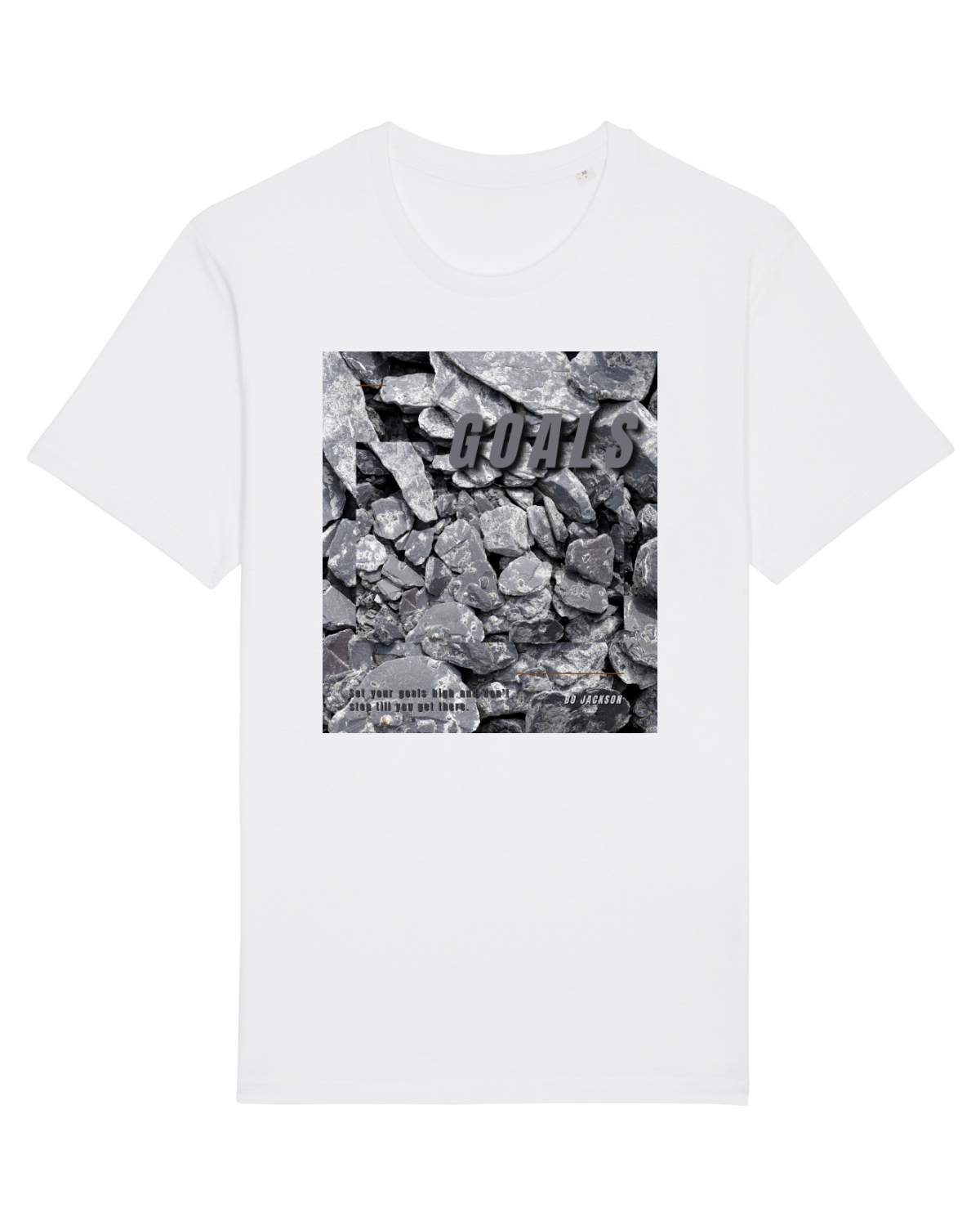 Tricou mânecă scurtă Unisex Rocker White