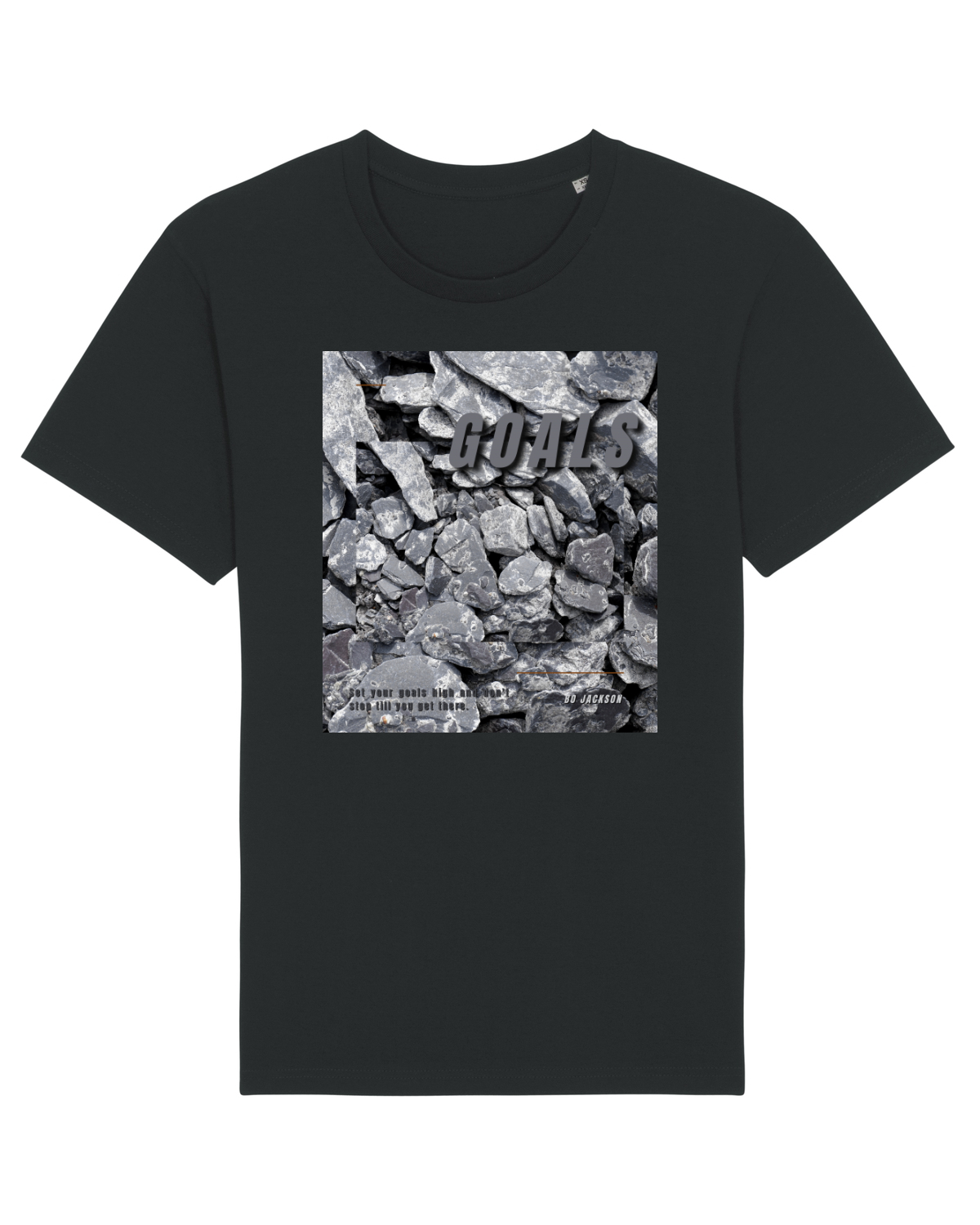 Tricou mânecă scurtă Unisex Rocker Black