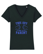 Going to be a parent Tricou mânecă scurtă guler V Damă Evoker