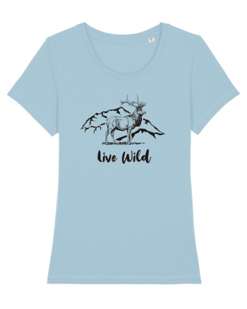 Live Wild Sky Blue