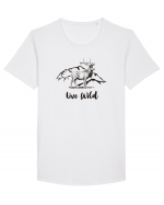 Live Wild Tricou mânecă scurtă guler larg Bărbat Skater