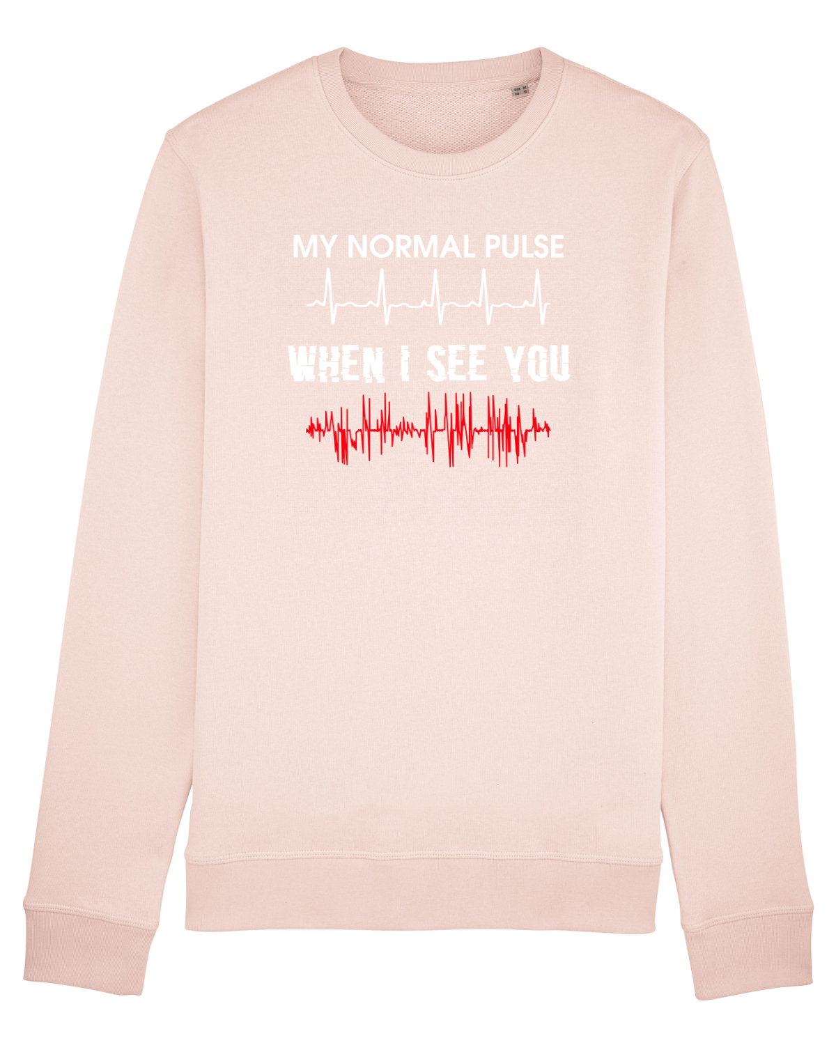 Bluză mânecă lungă Unisex Rise Candy Pink