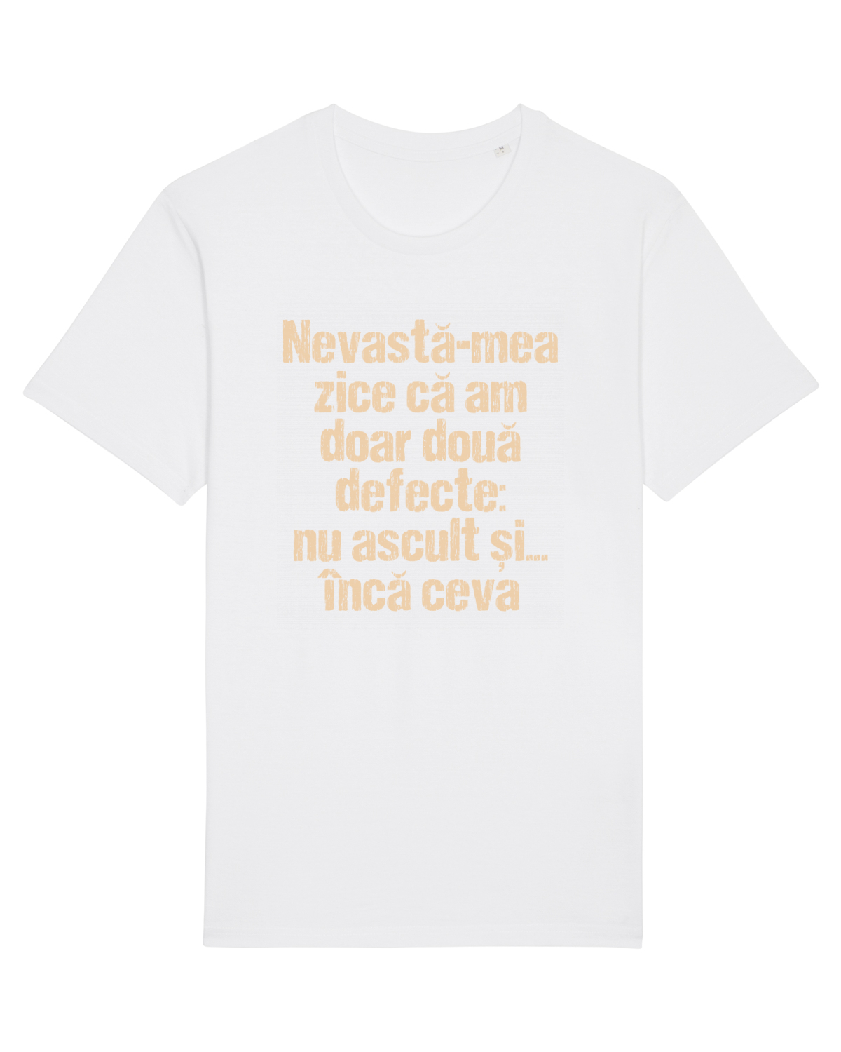 Tricou mânecă scurtă Unisex Rocker White