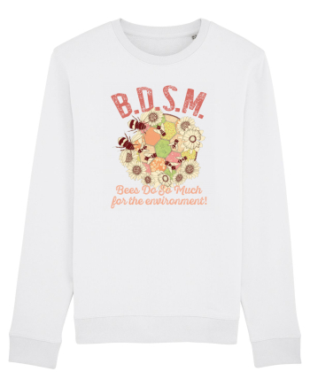 BDSM Bees Do So Much for the environment! White