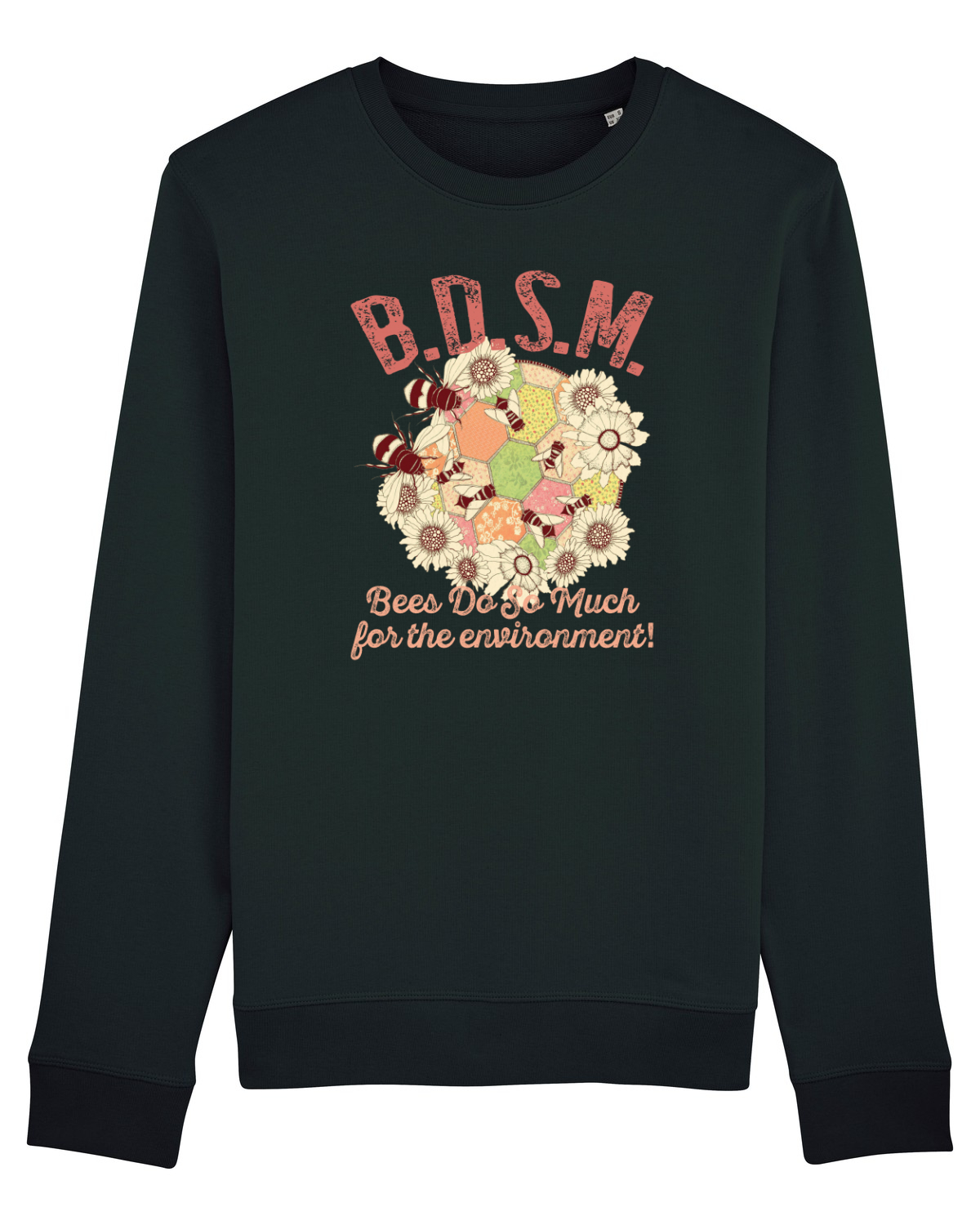 Bluză mânecă lungă Unisex Rise Black