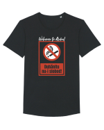 Welcome to Ardeal Duhanitu nu-i slobod! Tricou mânecă scurtă guler larg Bărbat Skater