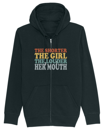 THE SHORTER THE GIRL THE LOUDER HER MOUTH Black