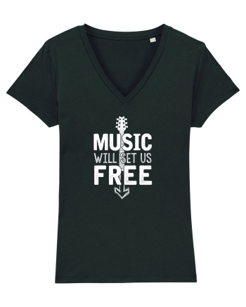 Music will set us free. Black