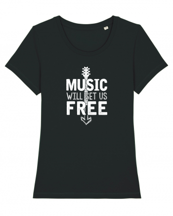 Music will set us free. Black