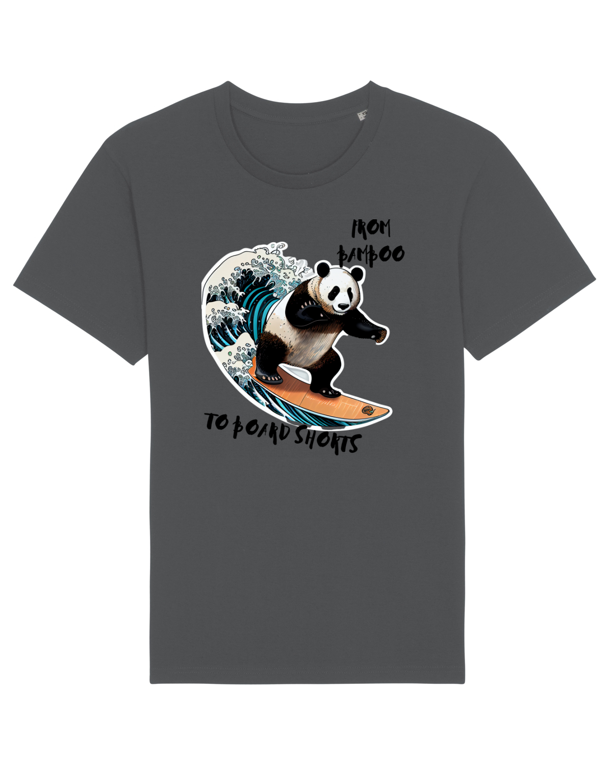 Tricou mânecă scurtă Unisex Rocker Anthracite