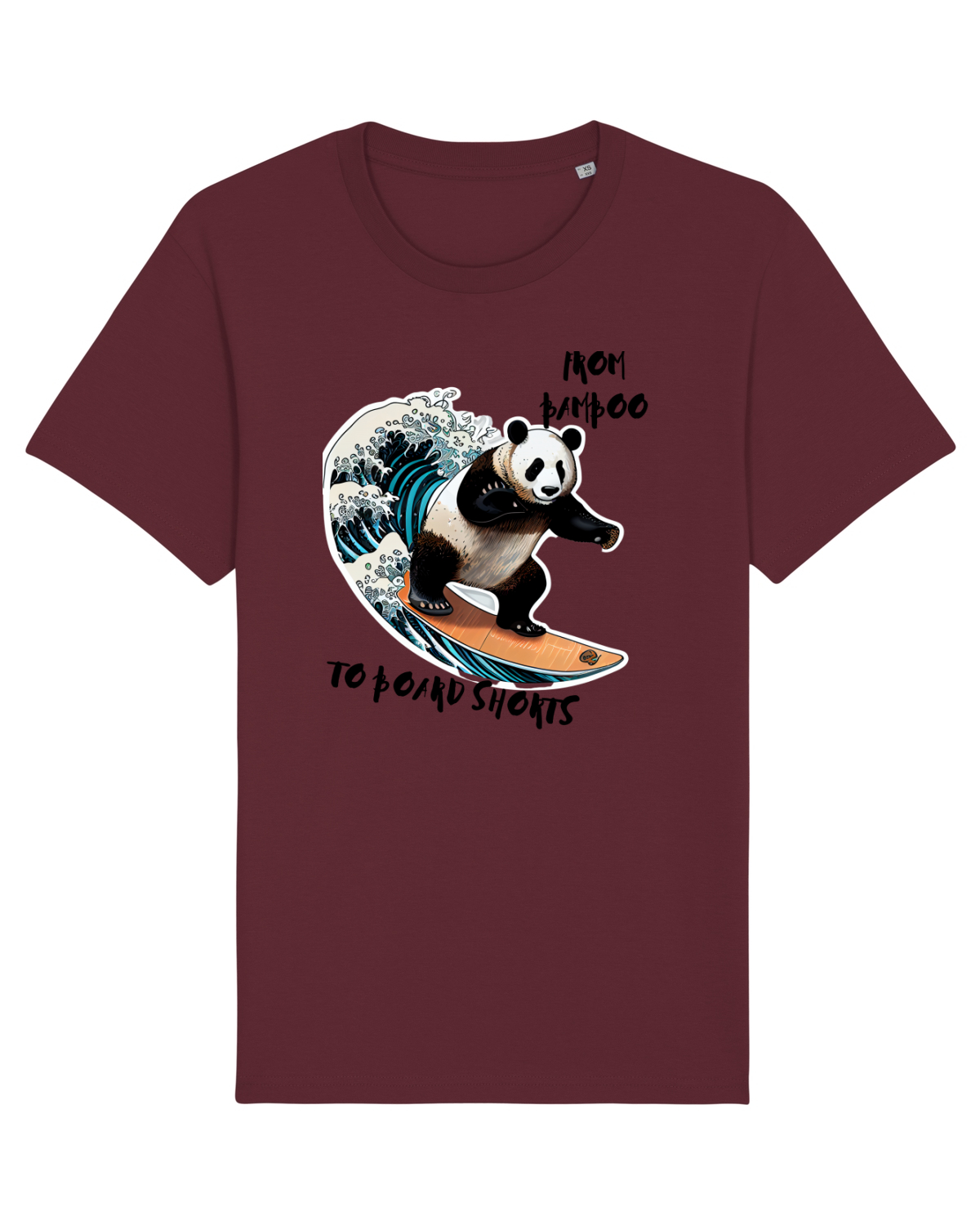 Tricou mânecă scurtă Unisex Rocker Burgundy