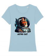 ASTRO CAT - V1 Tricou mânecă scurtă guler larg fitted Damă Expresser