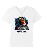 ASTRO CAT - V1 Tricou mânecă scurtă guler V Bărbat Presenter