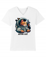 ASTRO CAT - V2 Tricou mânecă scurtă guler V Bărbat Presenter