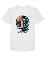 ASTRO CAT - V3 Tricou mânecă scurtă guler larg Bărbat Skater