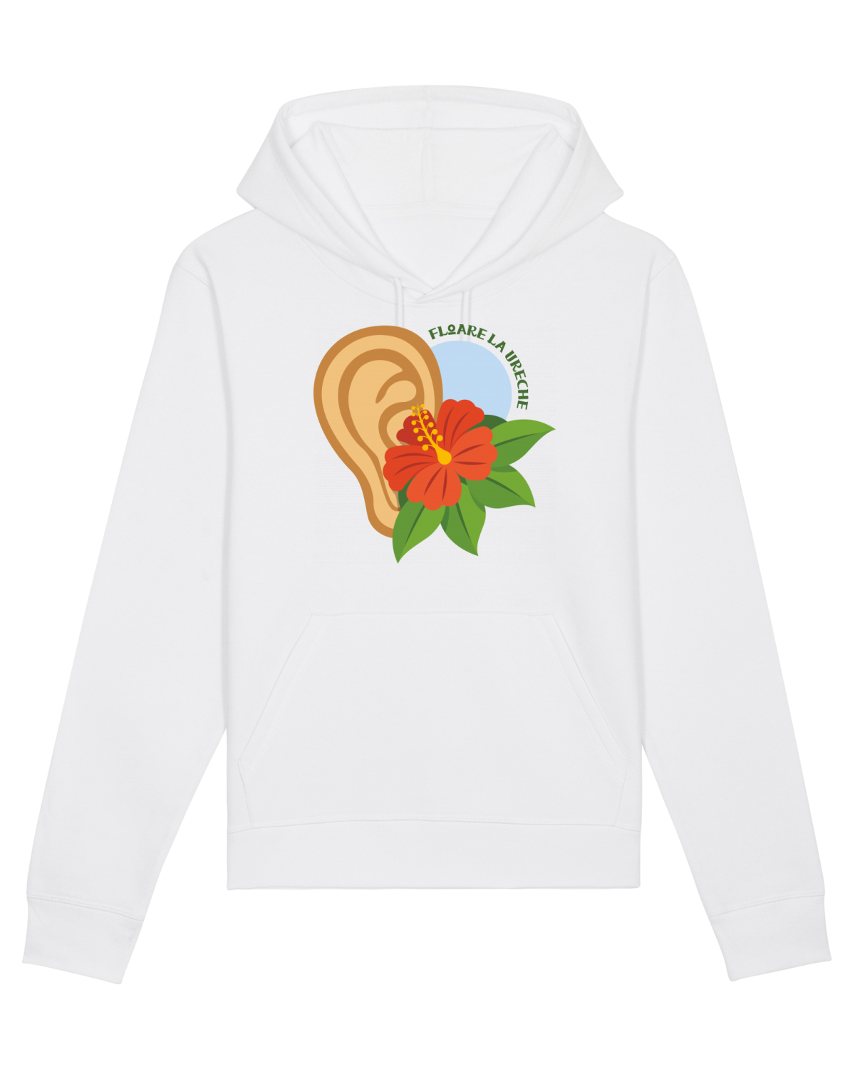 Hanorac Unisex Drummer White